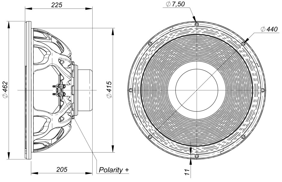Beyma 18LEX1200Nd LEX Series 18